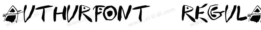 AuthurFont110 Regula字体转换